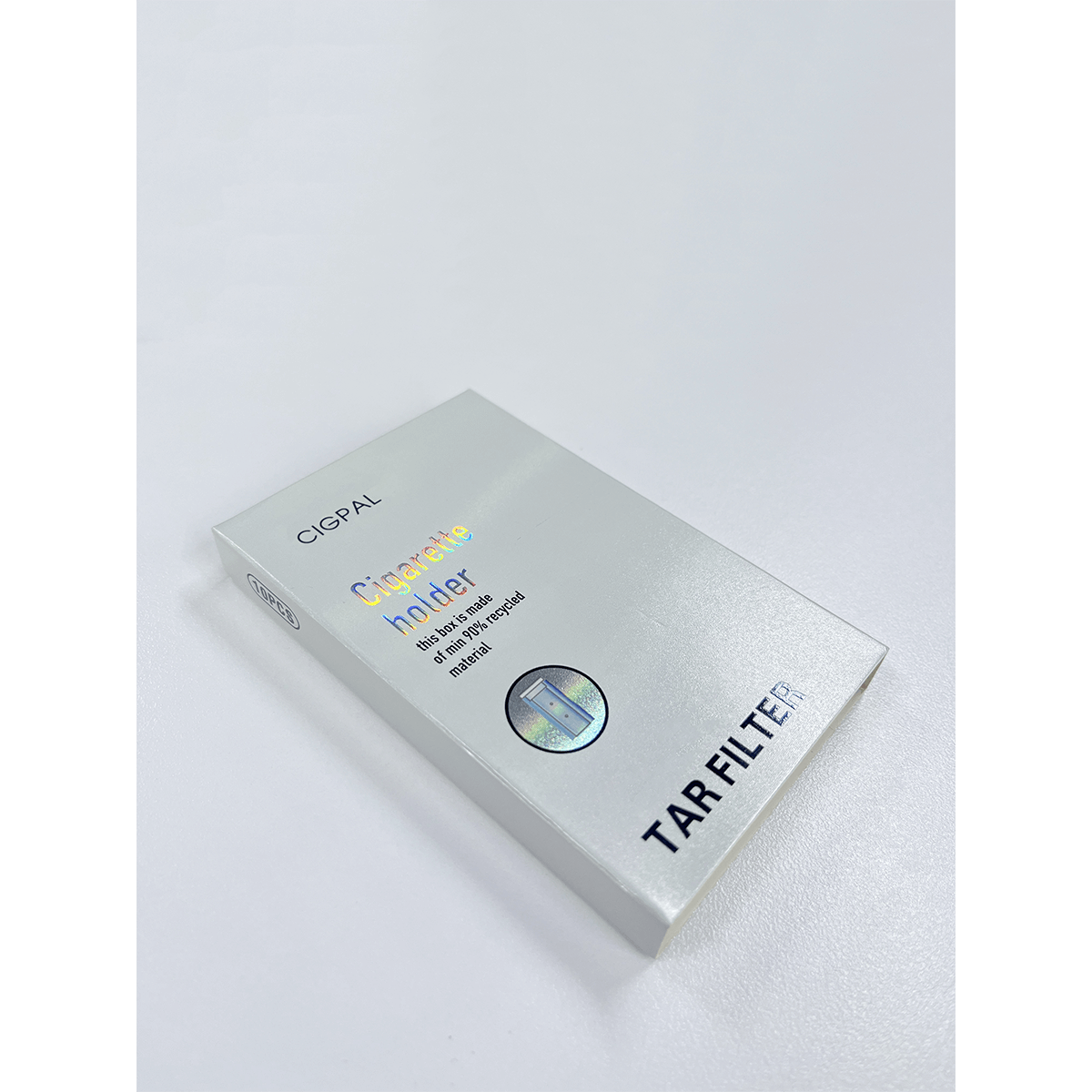 CIGPAL Disposable Cigarette Filters Three-Layer Microporous Multi-Filtering to Reduce Tar and Smoke Stains (8 Per Pack) Elegant and Stylish Design, Suitable for Regular and King Size of Cigarettes